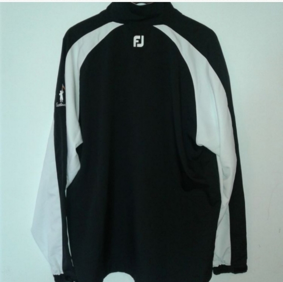 FootJoy FJ Men's 1/4 half Zip Windbreaker Golf Jacket w pocket sz L Large - Picture 4 of 8
